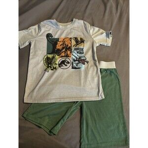 Boys’ Pajamas Size 8 - Jurassic World - Used In Good Condition